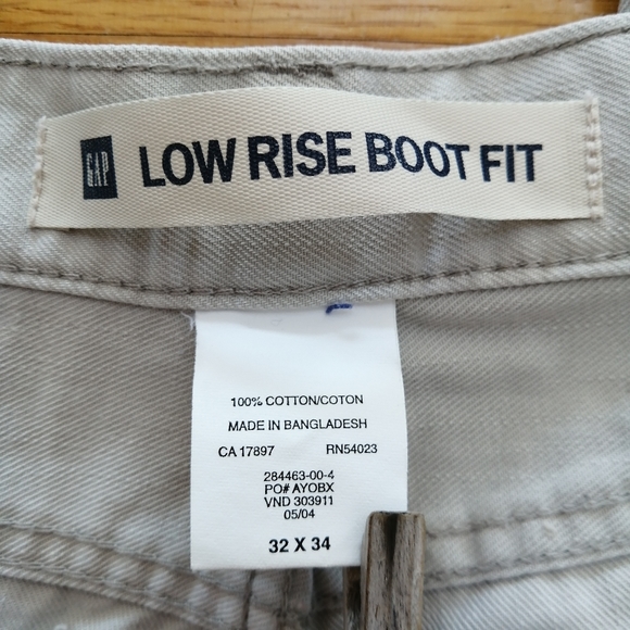 Gap Y2K Low Rise Boot Fit Pants 32x34 - Picture 8 of 10